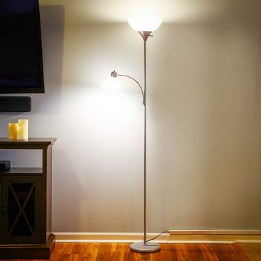 Hampton bay floor lamp with store reading light